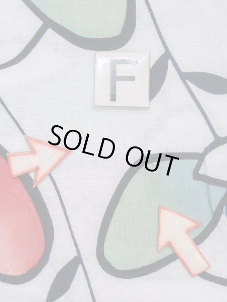 画像17: M0613Q  浴衣（日本製） 女性用着物  綿   白, 椿 【中古】 【USED】 【リサイクル】 ★★☆☆☆ (17)