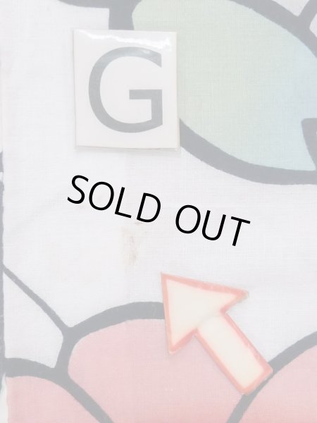 画像18: M0613Q  浴衣（日本製） 女性用着物  綿   白, 椿 【中古】 【USED】 【リサイクル】 ★★☆☆☆ (18)