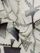 画像11: M0613T  浴衣（日本製） 女性用着物  綿麻   オフ　ホワイト, 三角 【中古】 【USED】 【リサイクル】 ★★☆☆☆ (11)