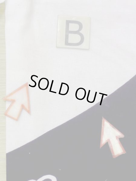 画像15: M0613V  浴衣（日本製） 女性用着物 ひまわり、文字 綿   白, 波 【中古】 【USED】 【リサイクル】 ★★☆☆☆ (15)