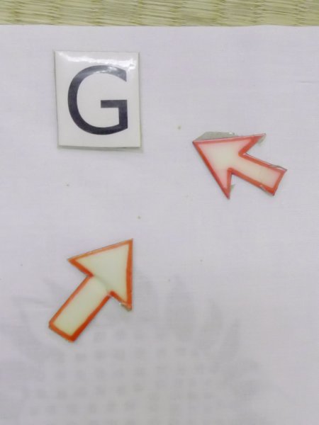 画像20: M0613V  浴衣(日本製) 女性用着物 ひまわり、文字 綿   白, 波 【中古】 【USED】 【リサイクル】 ★★☆☆☆ (20)