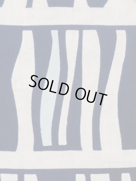 画像5: M0613Y  浴衣（日本製） 女性用着物  綿麻   オフ　ホワイト, 縞 【中古】 【USED】 【リサイクル】 ★★☆☆☆ (5)