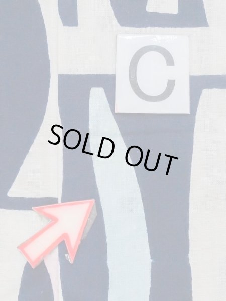 画像14: M0613Y  浴衣（日本製） 女性用着物  綿麻   オフ　ホワイト, 縞 【中古】 【USED】 【リサイクル】 ★★☆☆☆ (14)