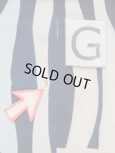 画像17: M0613Y  浴衣（日本製） 女性用着物  綿麻   オフ　ホワイト, 縞 【中古】 【USED】 【リサイクル】 ★★☆☆☆ (17)