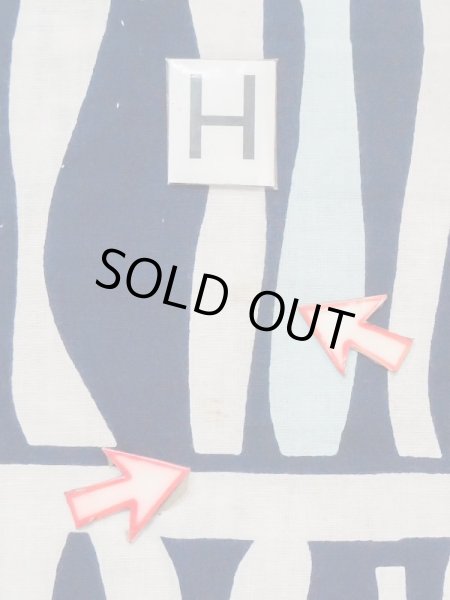 画像18: M0613Y  浴衣（日本製） 女性用着物  綿麻   オフ　ホワイト, 縞 【中古】 【USED】 【リサイクル】 ★★☆☆☆ (18)