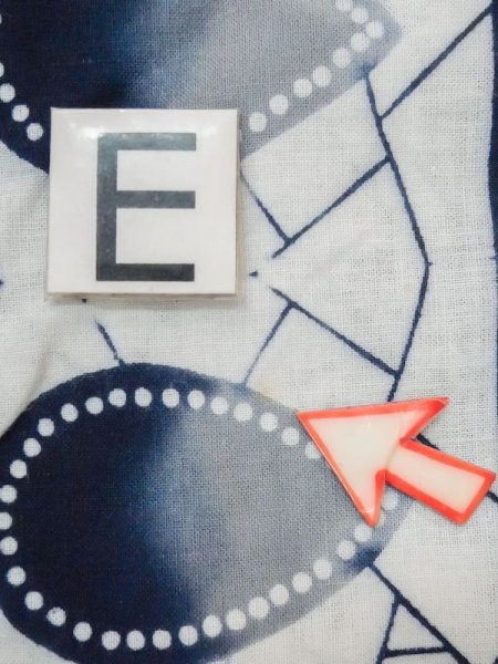 画像18: M0613Z  浴衣(日本製) 女性用着物  綿麻   白, 花 【中古】 【USED】 【リサイクル】 ★★☆☆☆ (18)