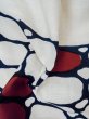 画像13: M0620D  浴衣（日本製） 女性用着物  麻  灰色がかった 水色, 抽象的模様 【中古】 【USED】 【リサイクル】 ★★☆☆☆ (13)