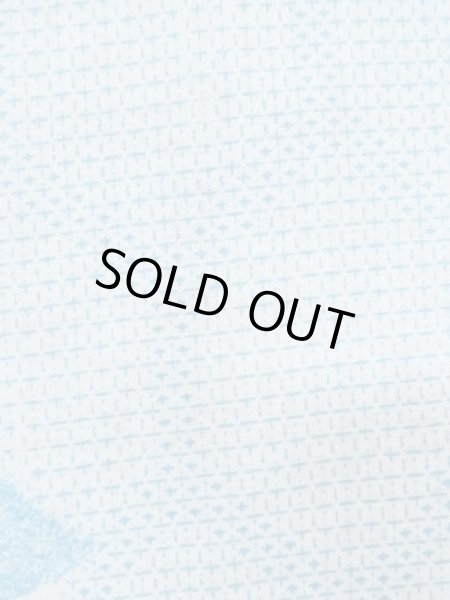 画像7: M0620E  浴衣（日本製） 女性用着物  綿  灰色がかった 紺, バラ 【中古】 【USED】 【リサイクル】 ★★☆☆☆ (7)