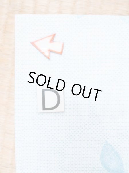 画像17: M0620E  浴衣（日本製） 女性用着物  綿  灰色がかった 紺, バラ 【中古】 【USED】 【リサイクル】 ★★☆☆☆ (17)