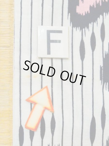 画像13: M0620L  浴衣（日本製） 女性用着物  綿麻   黒, 縞 【中古】 【USED】 【リサイクル】 ★★☆☆☆ (13)