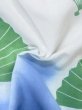 画像11: M0620Q  浴衣（日本製） 女性用着物  綿   白, 扇 【中古】 【USED】 【リサイクル】 ★★☆☆☆ (11)
