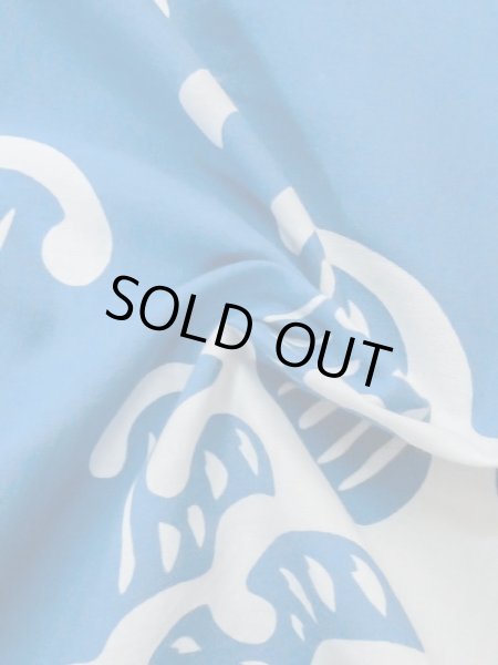 画像11: M0620R  浴衣（日本製） 女性用着物  綿   白, 波 【中古】 【USED】 【リサイクル】 ★★☆☆☆ (11)