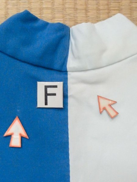 画像19: M0620R  浴衣(日本製) 女性用着物  綿   白, 波 【中古】 【USED】 【リサイクル】 ★★☆☆☆ (19)