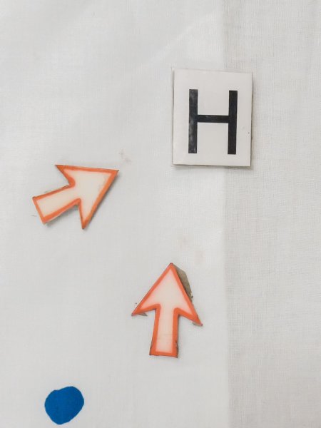 画像21: M0620R  浴衣(日本製) 女性用着物  綿   白, 波 【中古】 【USED】 【リサイクル】 ★★☆☆☆ (21)