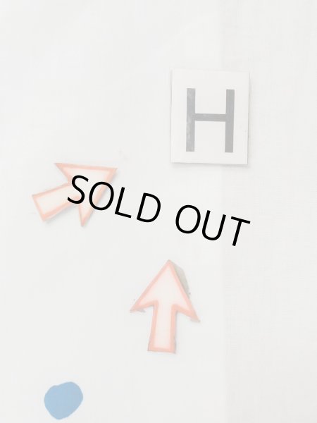 画像21: M0620R  浴衣（日本製） 女性用着物  綿   白, 波 【中古】 【USED】 【リサイクル】 ★★☆☆☆ (21)