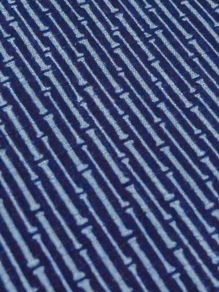 画像8: M0620W  浴衣(日本製) 男性用着物 竺仙 綿   藍, 竹 【中古】 【USED】 【リサイクル】 ★★★☆☆ (8)