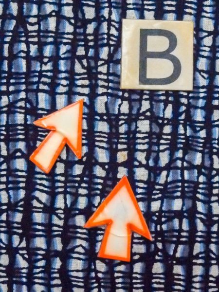 画像12: M0620X  浴衣(日本製) 男性用着物  綿麻   灰色, チェック柄 【中古】 【USED】 【リサイクル】 ★★☆☆☆ (12)