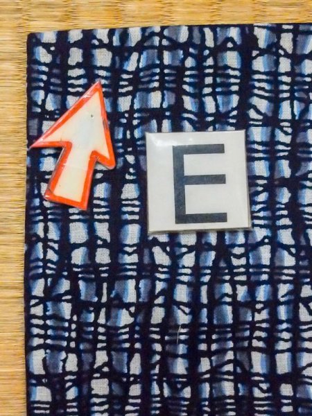 画像15: M0620X  浴衣(日本製) 男性用着物  綿麻   灰色, チェック柄 【中古】 【USED】 【リサイクル】 ★★☆☆☆ (15)