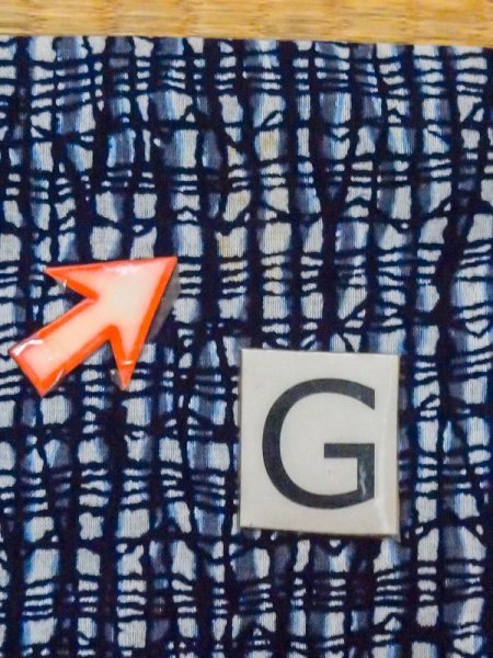 画像17: M0620X  浴衣(日本製) 男性用着物  綿麻   灰色, チェック柄 【中古】 【USED】 【リサイクル】 ★★☆☆☆ (17)