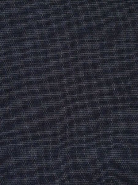 画像3: M0620Y  夏物 男性用着物  シルク（正絹）   黒, 亀甲 【中古】 【USED】 【リサイクル】 ★★☆☆☆ (3)