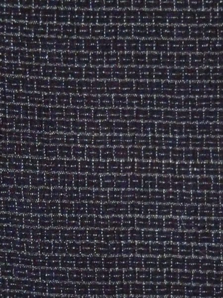 画像6: M0620Y  夏物 男性用着物  シルク（正絹）   黒, 亀甲 【中古】 【USED】 【リサイクル】 ★★☆☆☆ (6)