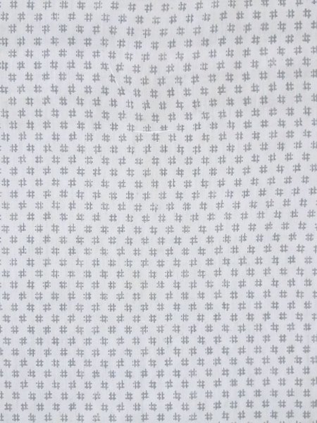 画像3: M0620Z  浴衣（日本製） 男性用着物  綿   白, いげた 【中古】 【USED】 【リサイクル】 ★☆☆☆☆ (3)