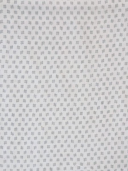 画像4: M0620Z  浴衣（日本製） 男性用着物  綿   白, いげた 【中古】 【USED】 【リサイクル】 ★☆☆☆☆ (4)