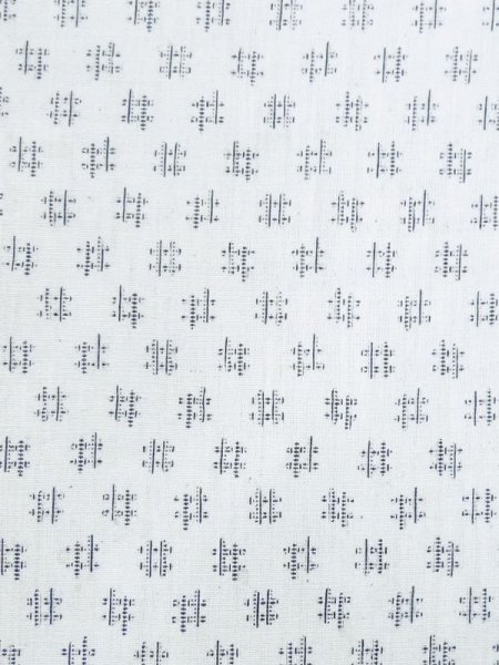 画像5: M0620Z  浴衣（日本製） 男性用着物  綿   白, いげた 【中古】 【USED】 【リサイクル】 ★☆☆☆☆ (5)