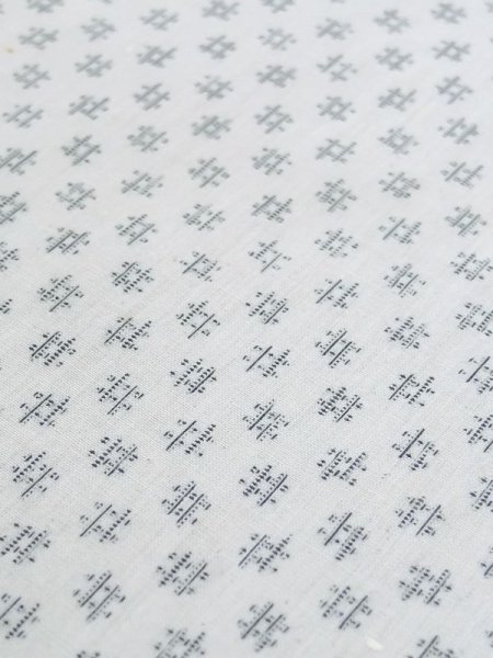 画像8: M0620Z  浴衣（日本製） 男性用着物  綿   白, いげた 【中古】 【USED】 【リサイクル】 ★☆☆☆☆ (8)