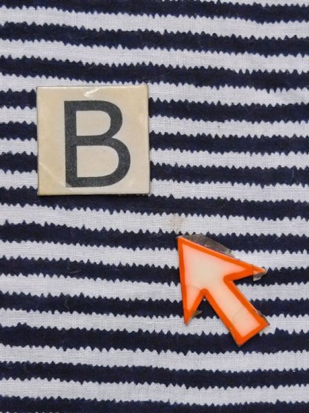 画像13: M0621D  浴衣(日本製) 男性用着物 ジャイアンツのノベルティのようです。 綿   白, 縞 【中古】 【USED】 【リサイクル】 ★★☆☆☆ (13)
