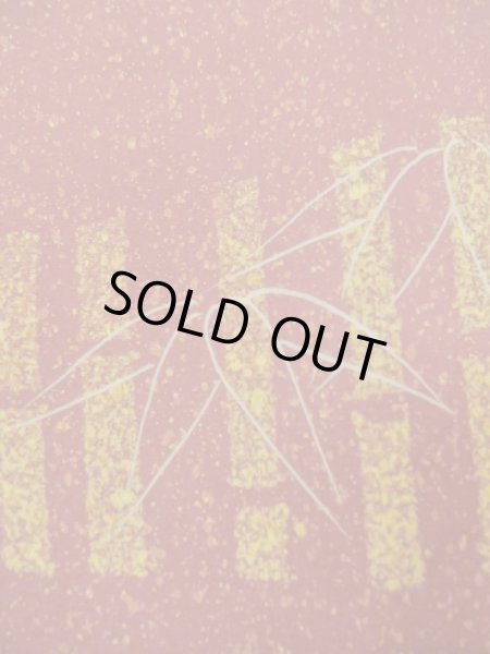 画像5: M0627H  羽織 女性用着物  シルク（正絹）  淡い えんじ, 竹 【中古】 【USED】 【リサイクル】 ★★★★☆ (5)