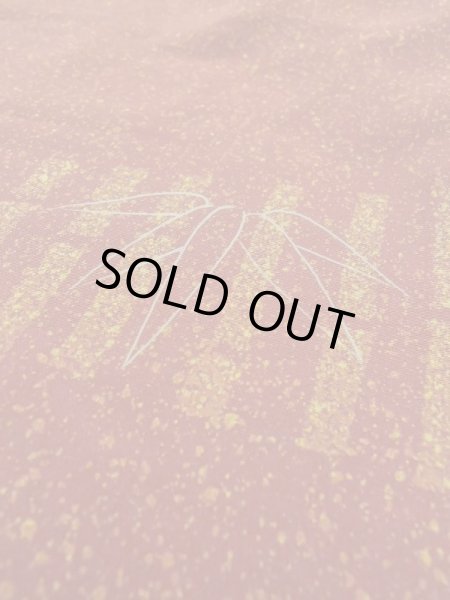 画像10: M0627H  羽織 女性用着物  シルク（正絹）  淡い えんじ, 竹 【中古】 【USED】 【リサイクル】 ★★★★☆ (10)