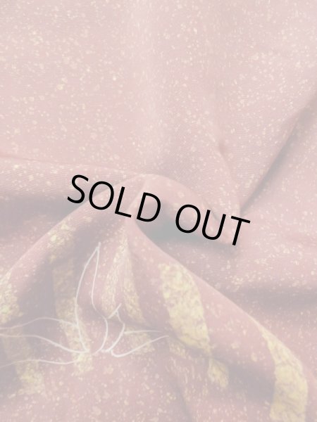 画像11: M0627H  羽織 女性用着物  シルク（正絹）  淡い えんじ, 竹 【中古】 【USED】 【リサイクル】 ★★★★☆ (11)