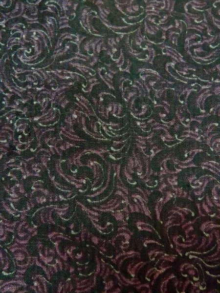 画像4: M0627M  羽織 女性用着物  シルク(正絹)   黒, 花 【中古】 【USED】 【リサイクル】 ★☆☆☆☆ (4)