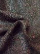 画像7: M0627M  羽織 女性用着物  シルク（正絹）   黒, 花 【中古】 【USED】 【リサイクル】 ★☆☆☆☆ (7)