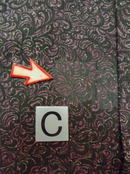 画像12: M0627M  羽織 女性用着物  シルク(正絹)   黒, 花 【中古】 【USED】 【リサイクル】 ★☆☆☆☆ (12)