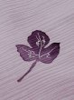 画像8: M0627R  羽織 女性用着物  シルク（正絹）  薄い 紫色, 葉 【中古】 【USED】 【リサイクル】 ★★☆☆☆ (8)