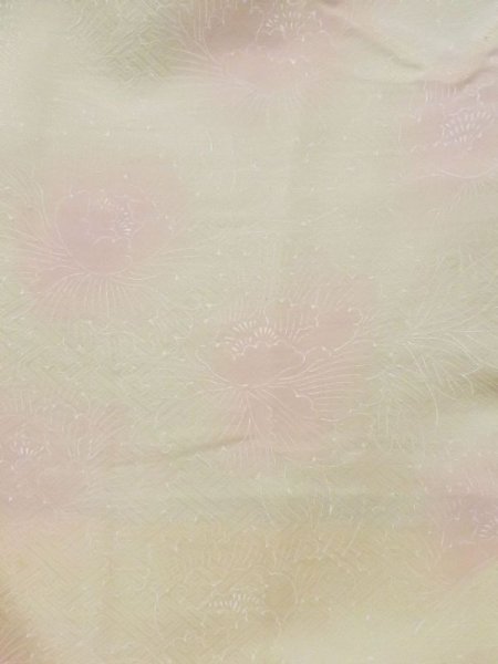 画像13: M0627S  羽織 女性用着物  シルク(正絹)  深い 赤色, 花 【中古】 【USED】 【リサイクル】 ★★☆☆☆ (13)