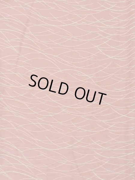 画像4: M0627T  羽織 女性用着物  シルク(正絹)   朱赤, 芝草 【中古】 【USED】 【リサイクル】 ★★★☆☆ (4)