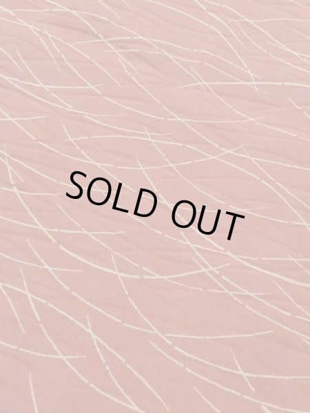 画像7: M0627T  羽織 女性用着物  シルク(正絹)   朱赤, 芝草 【中古】 【USED】 【リサイクル】 ★★★☆☆ (7)