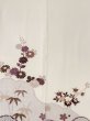 画像3: M0627X  羽織 女性用着物  シルク（正絹）  薄い 灰色, 花 【中古】 【USED】 【リサイクル】 ★★☆☆☆ (3)