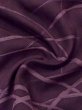 画像9: M0628C  羽織 女性用着物  シルク（正絹）  深い 紫色, 線 【中古】 【USED】 【リサイクル】 ★★☆☆☆ (9)