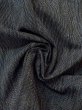 画像9: M0704C  単衣 男性用着物  綿麻  深い 灰色, 線 【中古】 【USED】 【リサイクル】 ★☆☆☆☆ (9)