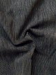 画像10: M0704C  単衣 男性用着物  綿麻  深い 灰色, 線 【中古】 【USED】 【リサイクル】 ★☆☆☆☆ (10)