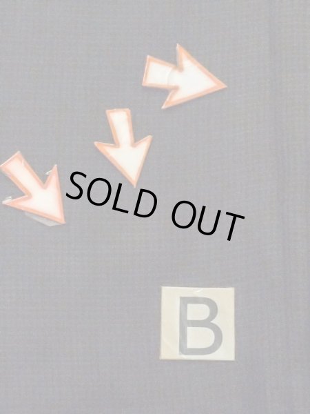 画像13: M0704H  夏物 男性用着物  シルク（正絹）   黒, チェック柄 【中古】 【USED】 【リサイクル】 ★☆☆☆☆ (13)