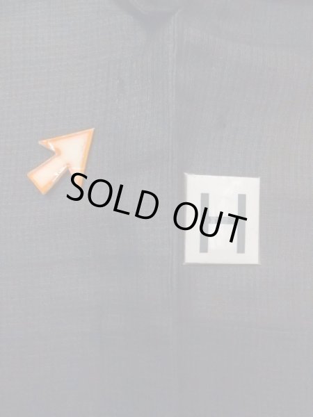 画像19: M0704H  夏物 男性用着物  シルク（正絹）   黒, チェック柄 【中古】 【USED】 【リサイクル】 ★☆☆☆☆ (19)