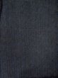 画像3: M0704I  単衣 男性用着物  麻   黒, 線 【中古】 【USED】 【リサイクル】 ★☆☆☆☆ (3)
