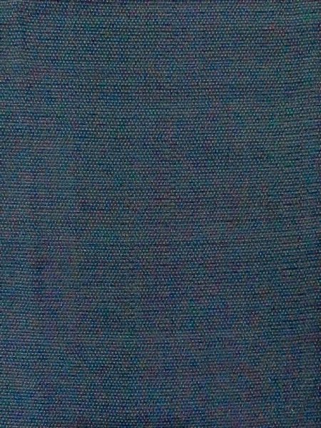 画像4: M0704J  単衣 男性用着物  麻  深い 藍, 線 【中古】 【USED】 【リサイクル】 ★☆☆☆☆ (4)