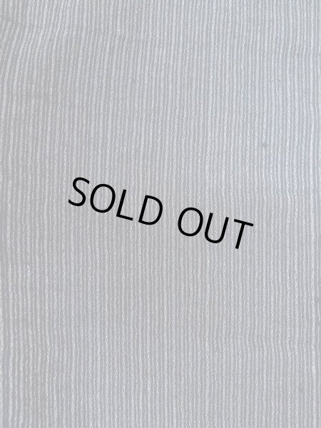 画像4: M0704O  単衣 男性用着物  シルク（正絹）   灰色, 抽象的模様 【中古】 【USED】 【リサイクル】 ★★★☆☆ (4)