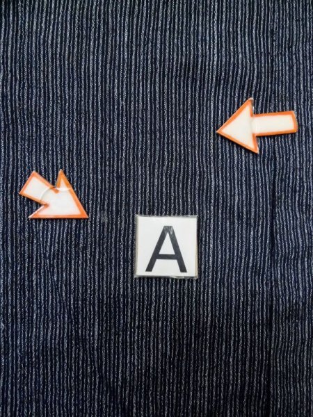 画像10: M0704O  単衣 男性用着物  シルク(正絹)   灰色, 抽象的模様 【中古】 【USED】 【リサイクル】 ★★★☆☆ (10)